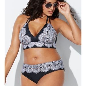 Swimsuits for All Halter Top and Hipster Bottom